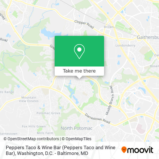 Peppers Taco & Wine Bar map
