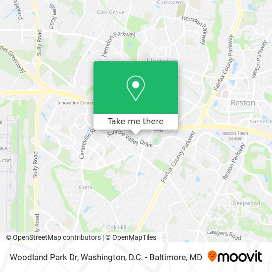 Mapa de Woodland Park Dr
