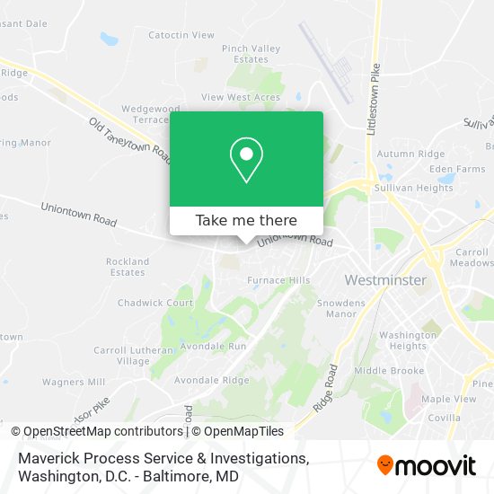 Mapa de Maverick Process Service & Investigations