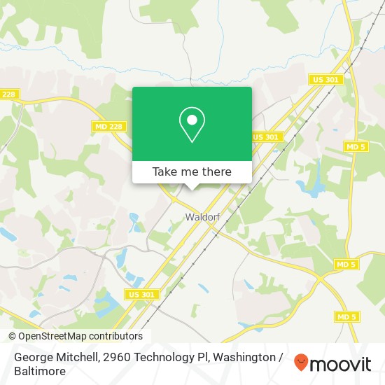 George Mitchell, 2960 Technology Pl map