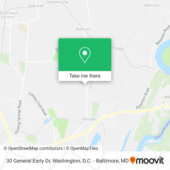 30 General Early Dr map