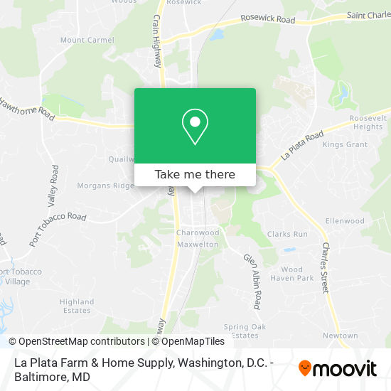 La Plata Farm & Home Supply map