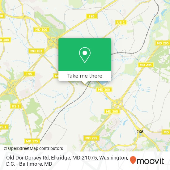 Old Dor Dorsey Rd, Elkridge, MD 21075 map