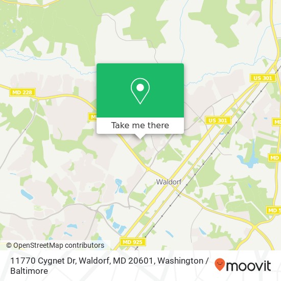 11770 Cygnet Dr, Waldorf, MD 20601 map