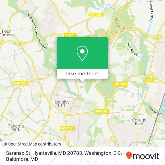 Saranac St, Hyattsville, MD 20783 map