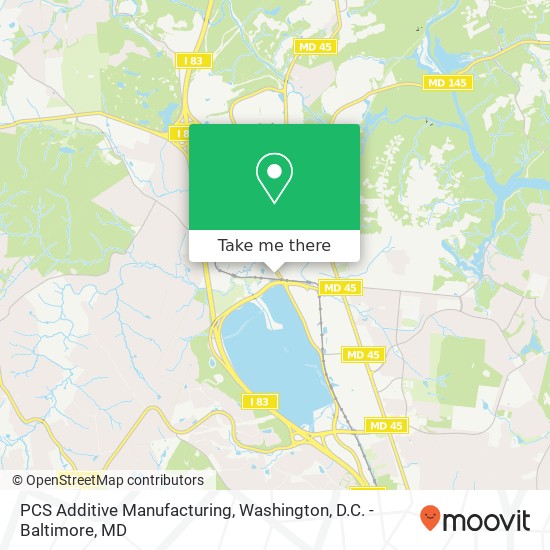 PCS Additive Manufacturing map