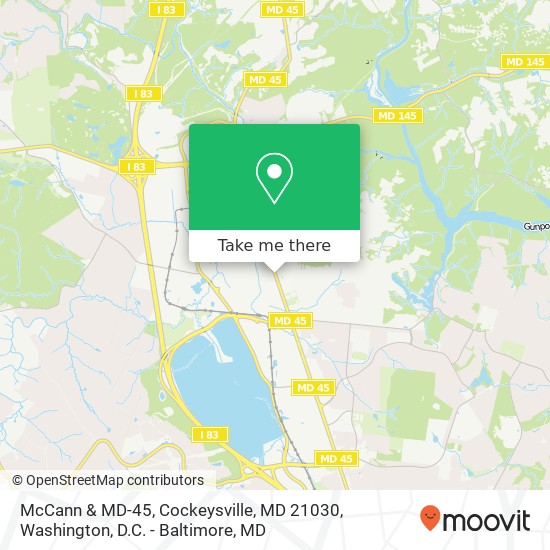 McCann & MD-45, Cockeysville, MD 21030 map