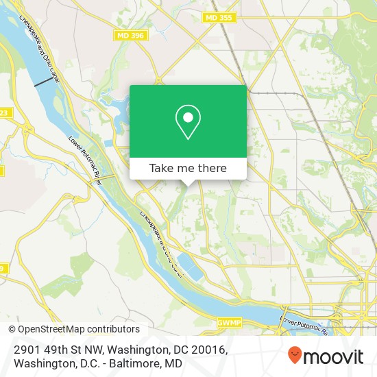 2901 49th St NW, Washington, DC 20016 map