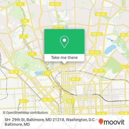 SH- 29th St, Baltimore, MD 21218 map