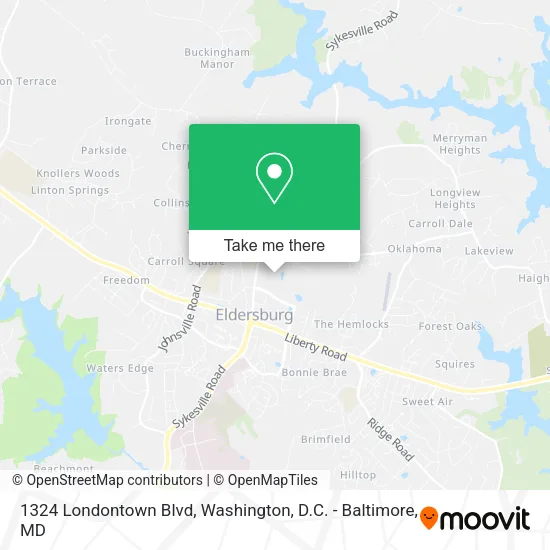 Mapa de 1324 Londontown Blvd