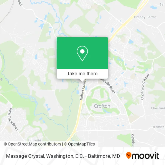 Massage Crystal, 2421 Crofton Ln map