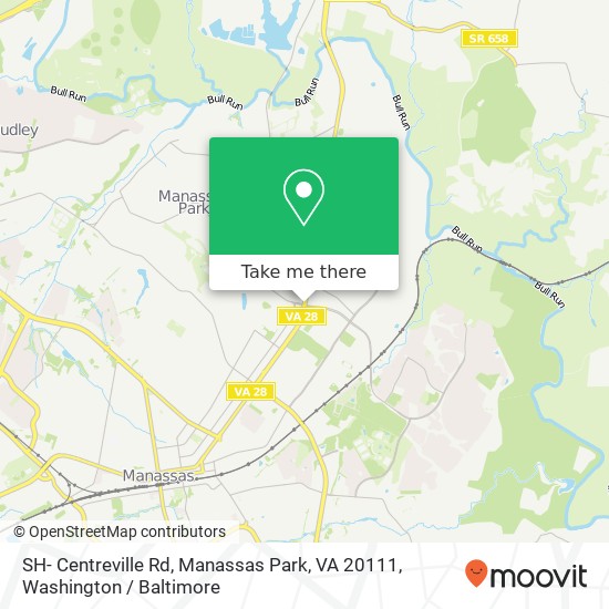 SH- Centreville Rd, Manassas Park, VA 20111 map