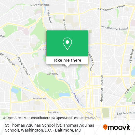 Mapa de St Thomas Aquinas School