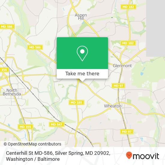 Centerhill St MD-586, Silver Spring, MD 20902 map