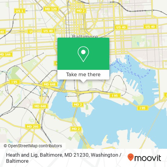 Mapa de Heath and Lig, Baltimore, MD 21230