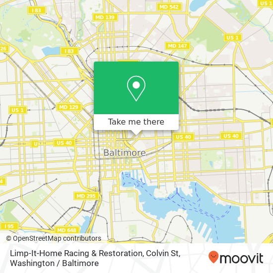 Mapa de Limp-It-Home Racing & Restoration, Colvin St