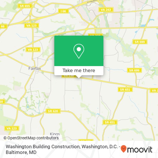 Washington Building Construction map