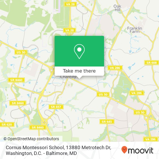 Cornus Montessori School, 13880 Metrotech Dr map