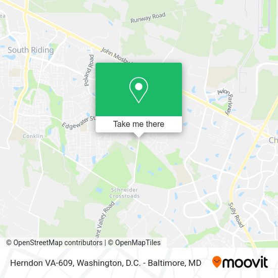 Mapa de Herndon VA-609, Chantilly, VA 20151