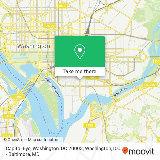 Capitol Eye, Washington, DC 20003 map