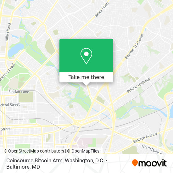 Mapa de Coinsource Bitcoin Atm