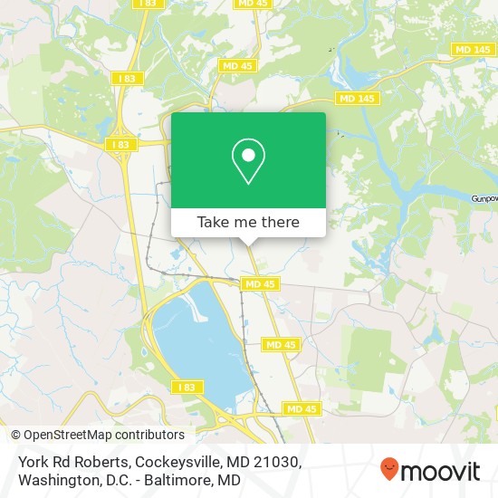 York Rd Roberts, Cockeysville, MD 21030 map
