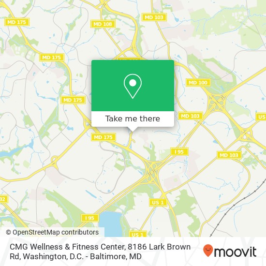 CMG Wellness & Fitness Center, 8186 Lark Brown Rd map