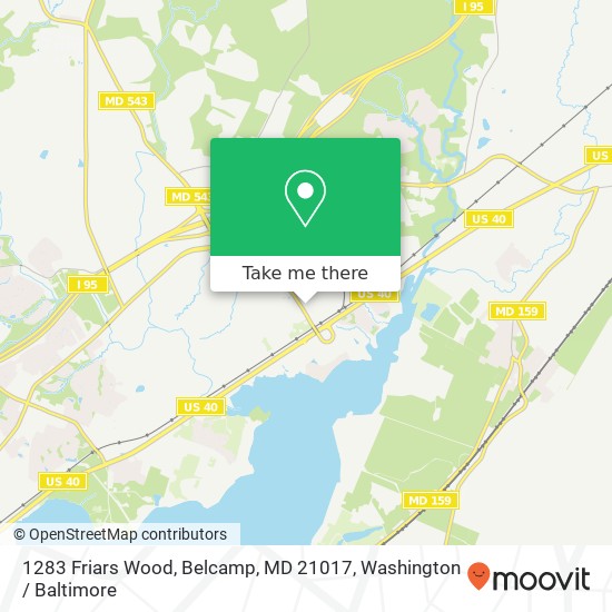 1283 Friars Wood, Belcamp, MD 21017 map