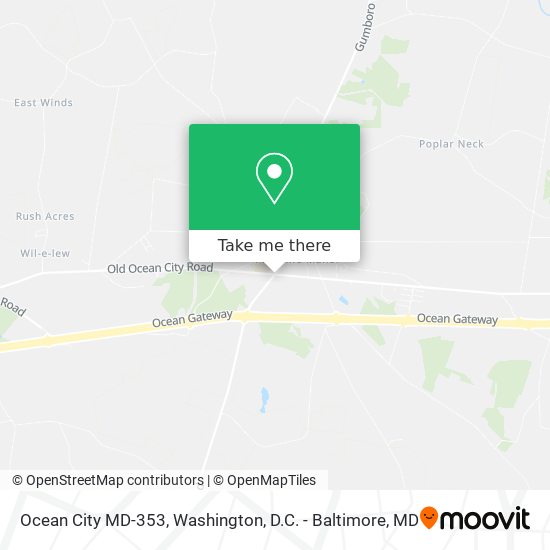 Ocean City MD-353 map