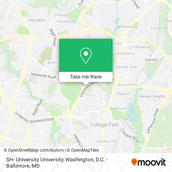 Mapa de SH- University University