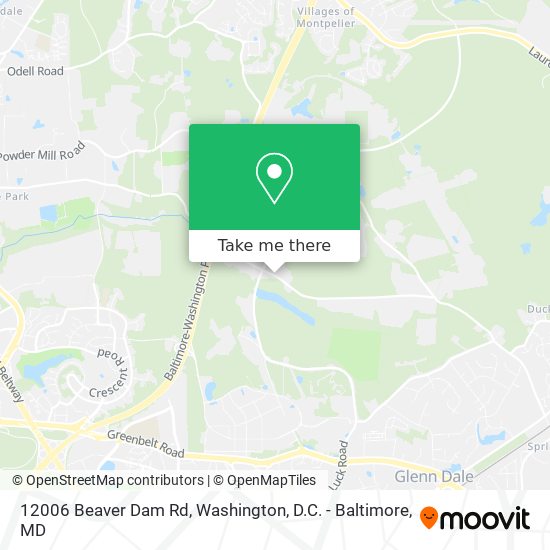 12006 Beaver Dam Rd map