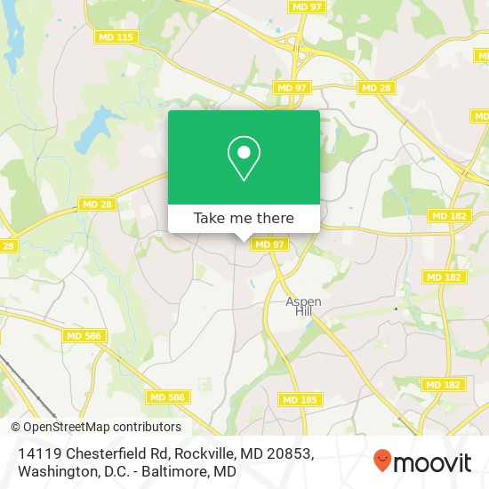 14119 Chesterfield Rd, Rockville, MD 20853 map