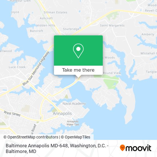 Baltimore Annapolis MD-648 map