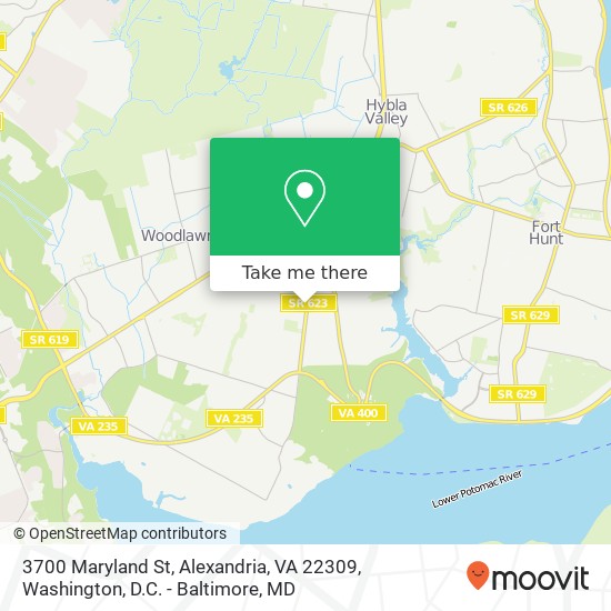 3700 Maryland St, Alexandria, VA 22309 map
