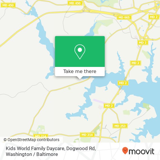 Mapa de Kids World Family Daycare, Dogwood Rd