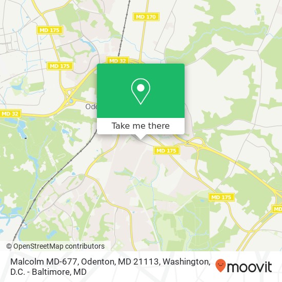 Malcolm MD-677, Odenton, MD 21113 map