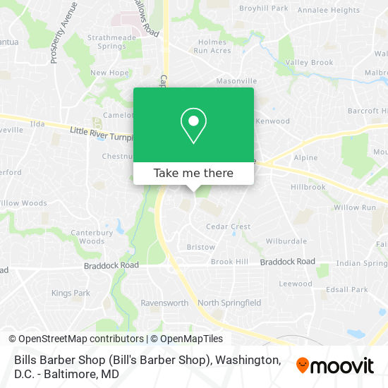 Bills Barber Shop (Bill's Barber Shop) map