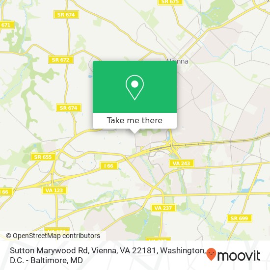 Sutton Marywood Rd, Vienna, VA 22181 map