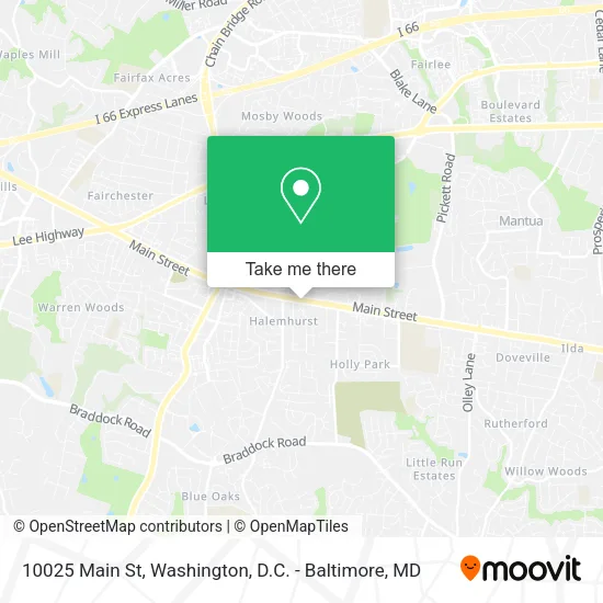 10025 Main St map