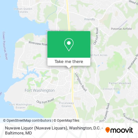 Mapa de Nuwave Liquor (Nuwave Liquars)