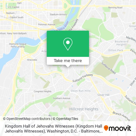 Mapa de Kingdom Hall of Jehovahs Witnesses (Kingdom Hall Jehovah's Witnesses)