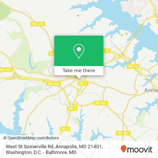 West St Somerville Rd, Annapolis, MD 21401 map
