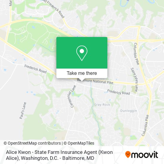 Mapa de Alice Kwon - State Farm Insurance Agent (Kwon Alice)