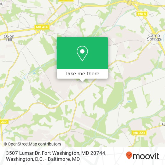 3507 Lumar Dr, Fort Washington, MD 20744 map