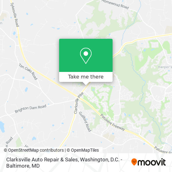 Mapa de Clarksville Auto Repair & Sales