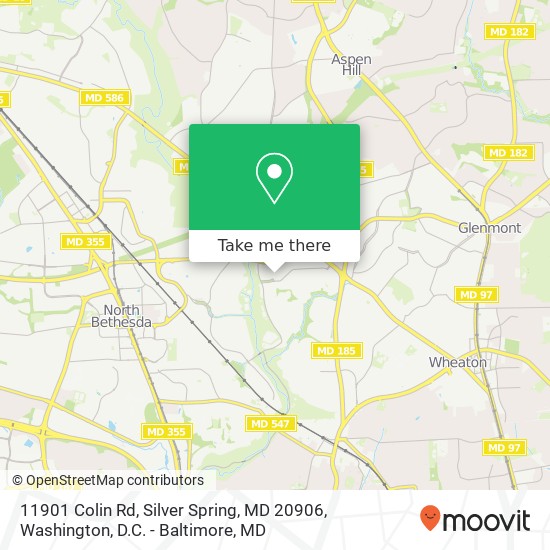 11901 Colin Rd, Silver Spring, MD 20906 map