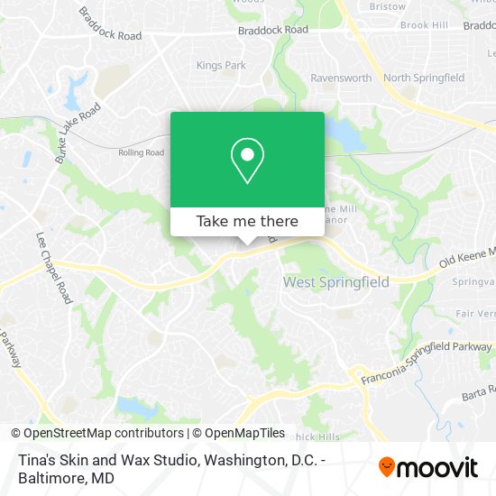 Tina's Skin and Wax Studio map