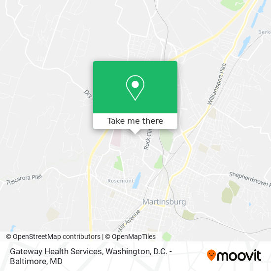 Mapa de Gateway Health Services