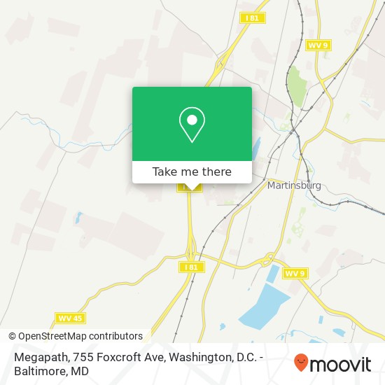 Mapa de Megapath, 755 Foxcroft Ave