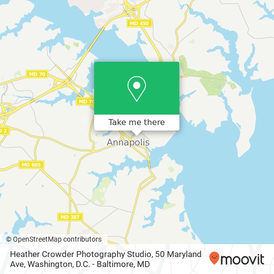 Mapa de Heather Crowder Photography Studio, 50 Maryland Ave